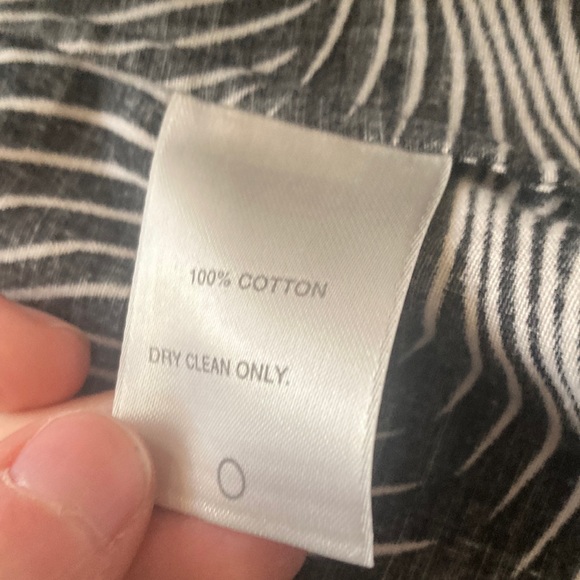 Classiques Entier 100% Cotton Button Down Patterned Top - Picture 2 of 5